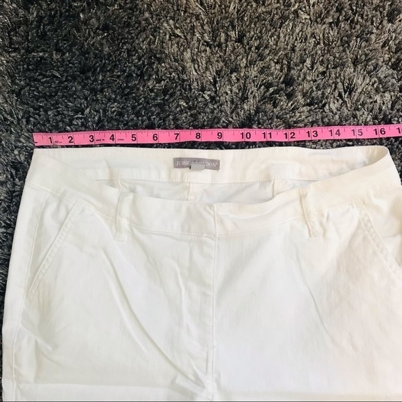 Jessica London White Jeans pants Stretch Size 12W New With Tags - Picture 7 of 15